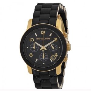 Michael Kors Black Catwalk Chronograph Watch